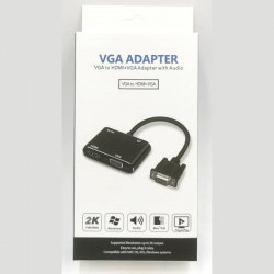 CONVERTISSEUR VGA TO HDMI+VGA _ RS-VGAHDVGA